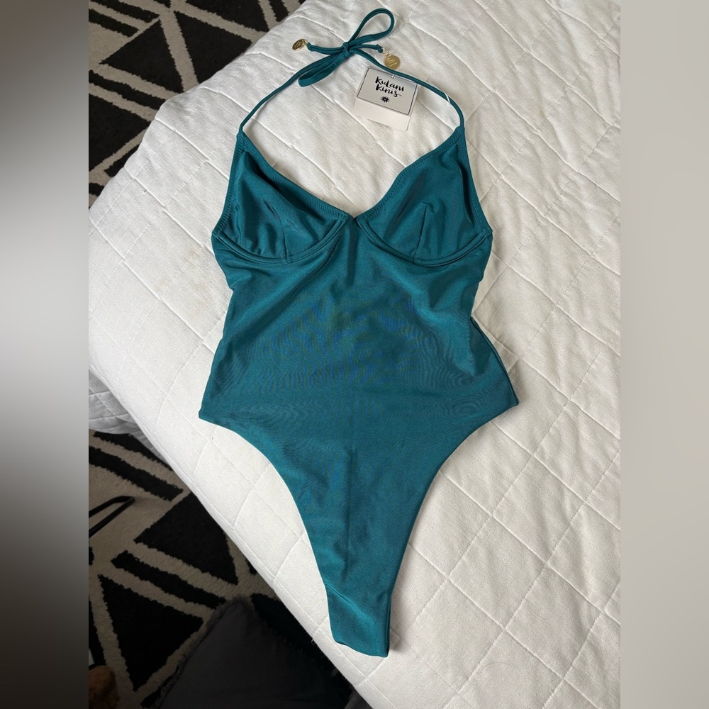Kulani Kinis one piece halter swimsuit